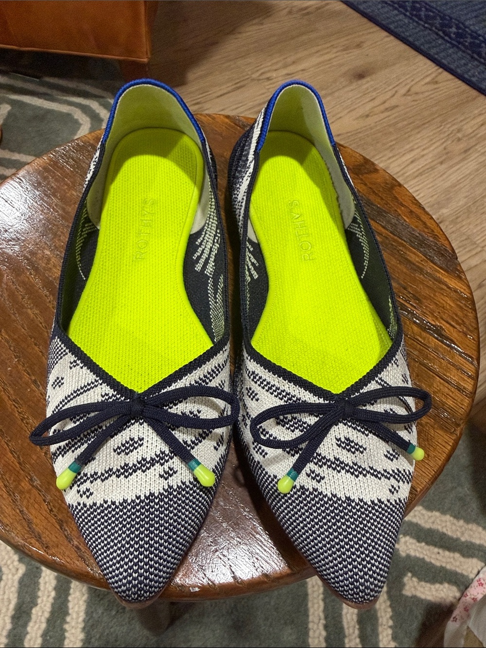 Rothy’s Botanical Bow Tie Point Flats